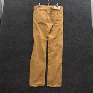 Railcar Fine Goods Mens Duck Canvas Work Pants Brown Made in USA Size 32x31